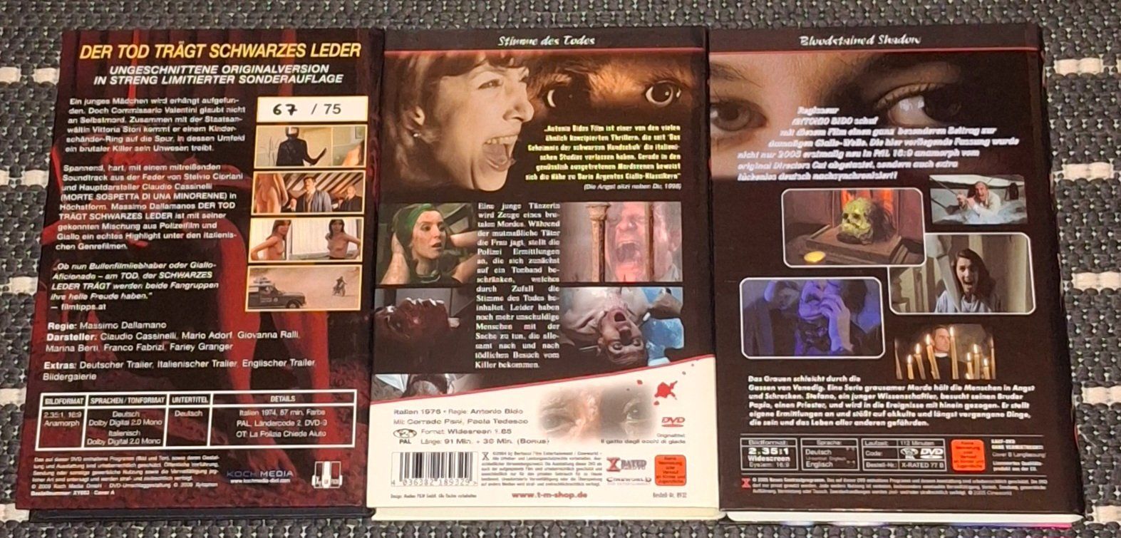 Alle DVDs: Gialli-Filmpaket – Gebraucht aus St. Gallen von Flimmerstube 1