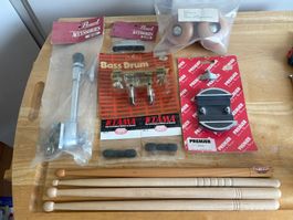 Schlagzeug Zubehör Set Pearl Tama Premier Holzhalter