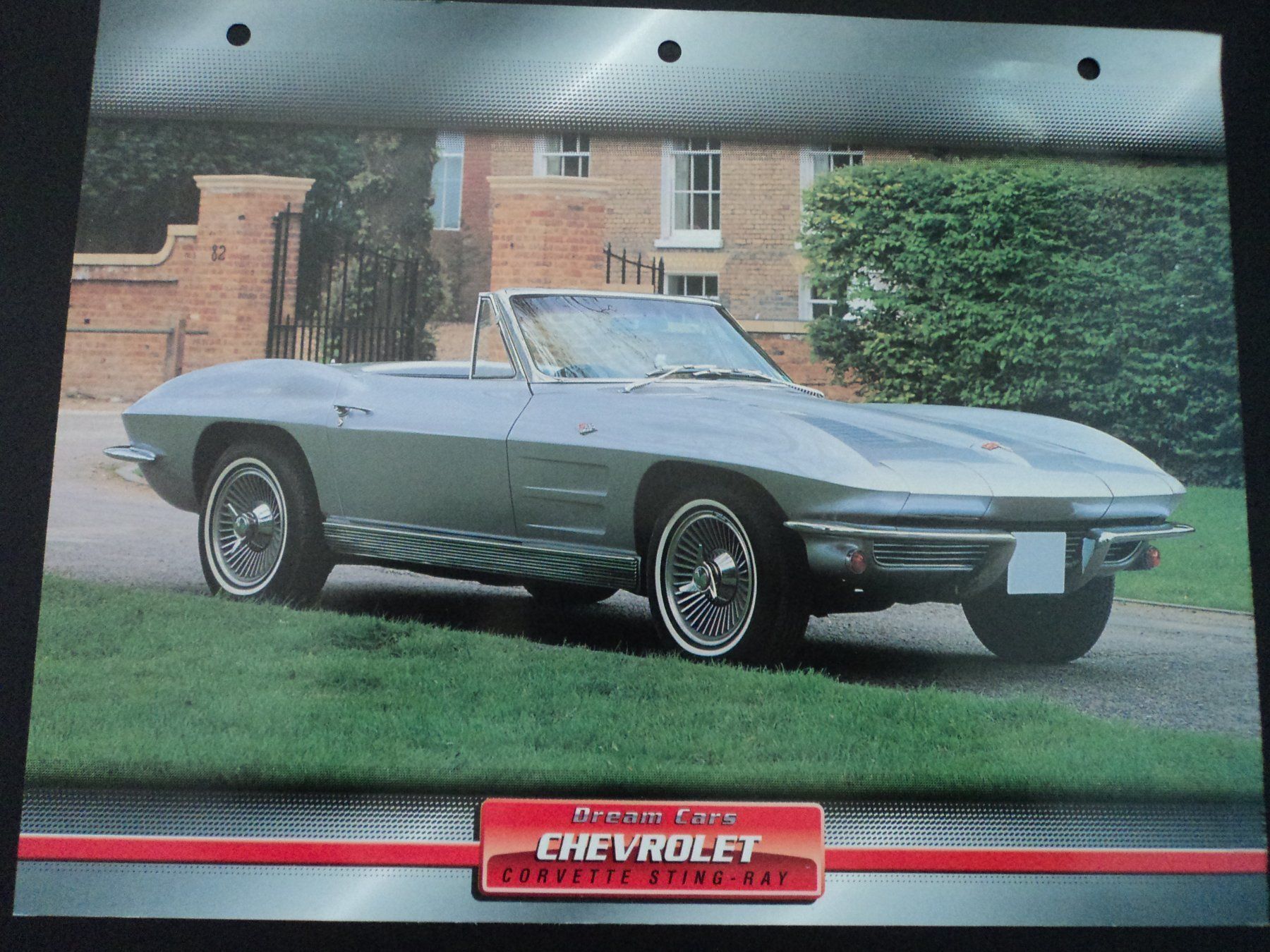 Chevrolet Dokumente: Prospekt Bild Chevrolet Corvette  Sting Ray 1963 – Gebraucht aus Schwarzenburg von modelCARama