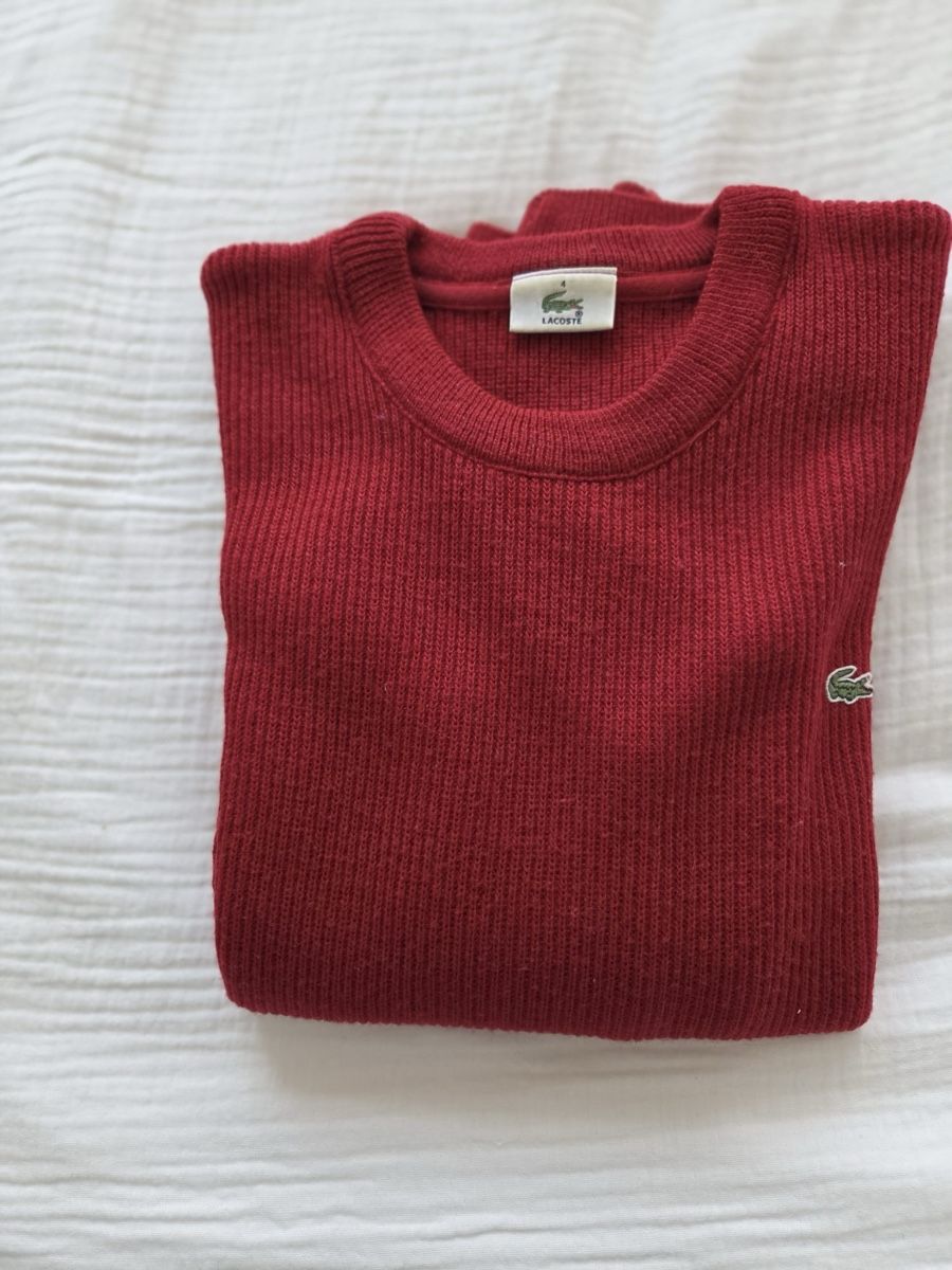 Lacoste Pulls & Sweat-shirts: Pull Lacoste rouge  – D'occasion à Thônex par emm_f5jb 1