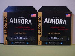 Aurora Strings - 9 46 - Doppelpack - Schwarz