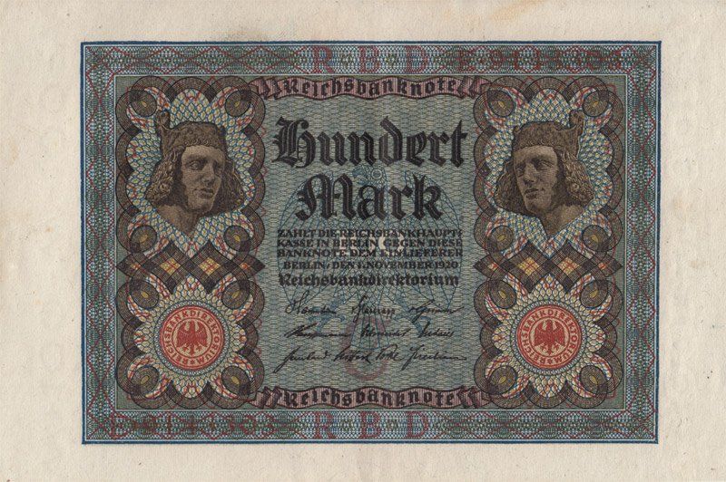 Billets de banque: Hundertmarkschein – D'occasion à Glattbrugg par coronado03