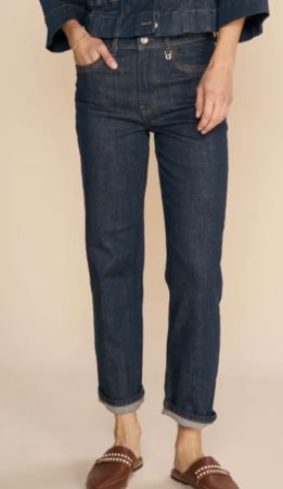 MOS MOSH Jeans blau straight fit high waist - 1x getragen