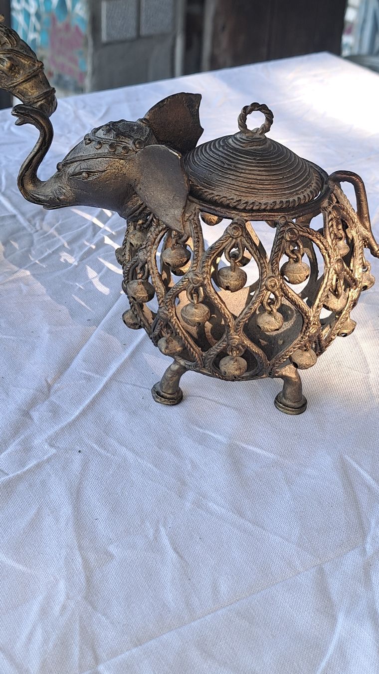 Statuette: Messing Elefant Pferd 2 Stk.Objekte Indien – Usato da Kölliken venduto da Upcycling-by-Mc-TAM 7