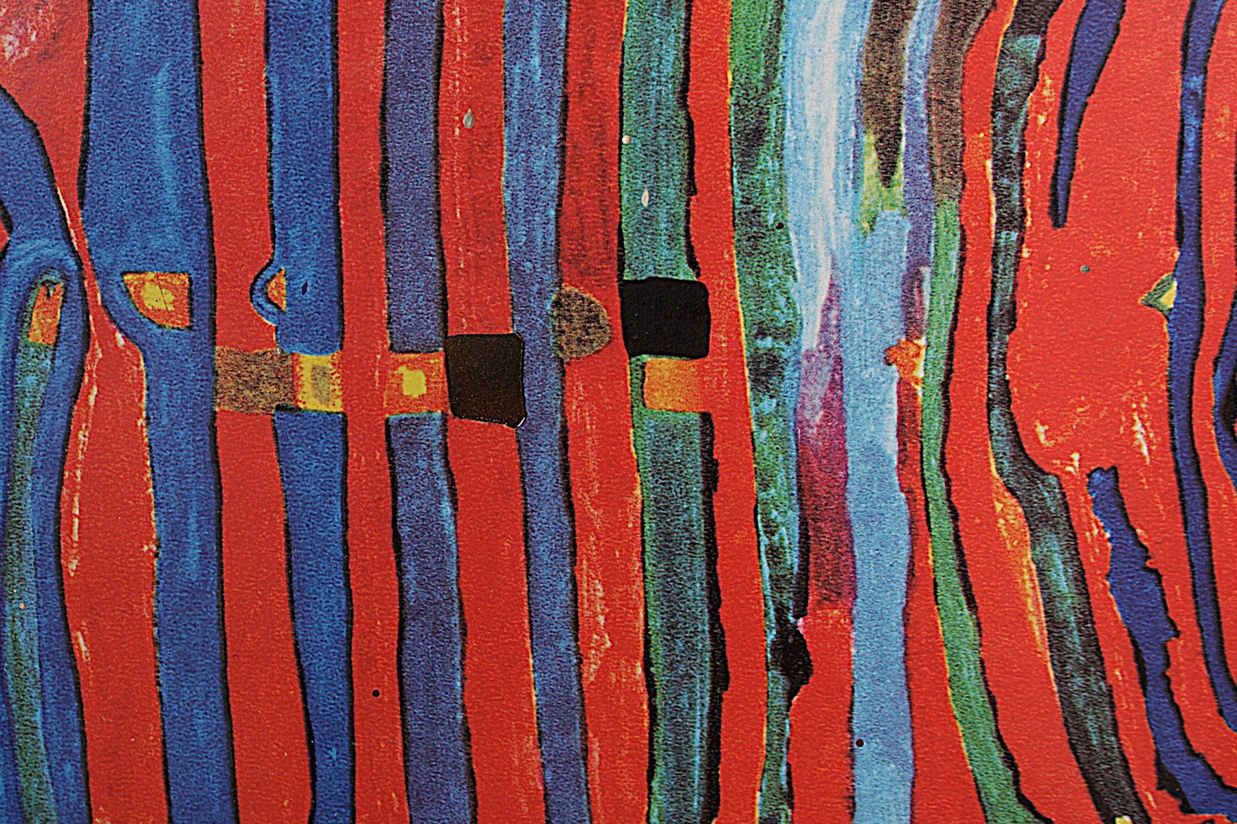 Dipinti: Hundertwasser Kunstdruck, Der grosse Weg – Usato da Zollikofen venduto da Restwert_Zollikofen 3