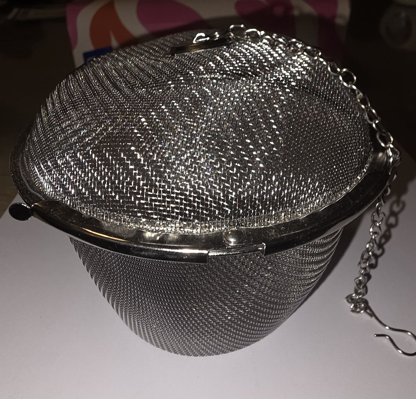 Teiere: Tee Filter Sieb Edelstahl Ø11cm. – Nuovo e nell'imballaggio originale da Zetzwil venduto da Sonneblueme987