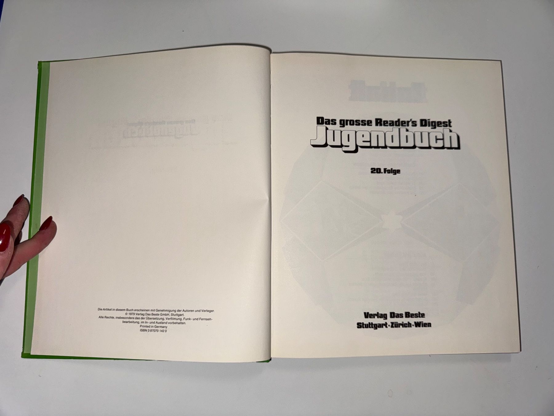 Libri: BUCH: Das grosse Readers Digest Jugendbuch, 20te Folge – Usato da Grosswangen venduto da Second_hand_paradise 1