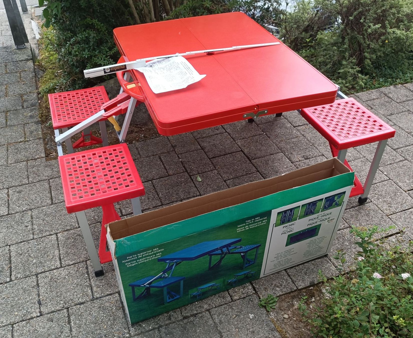 Tavoli: Campingtisch / Picknicktisch im Koffer – Usato da Steinhausen venduto da hschaefer 2