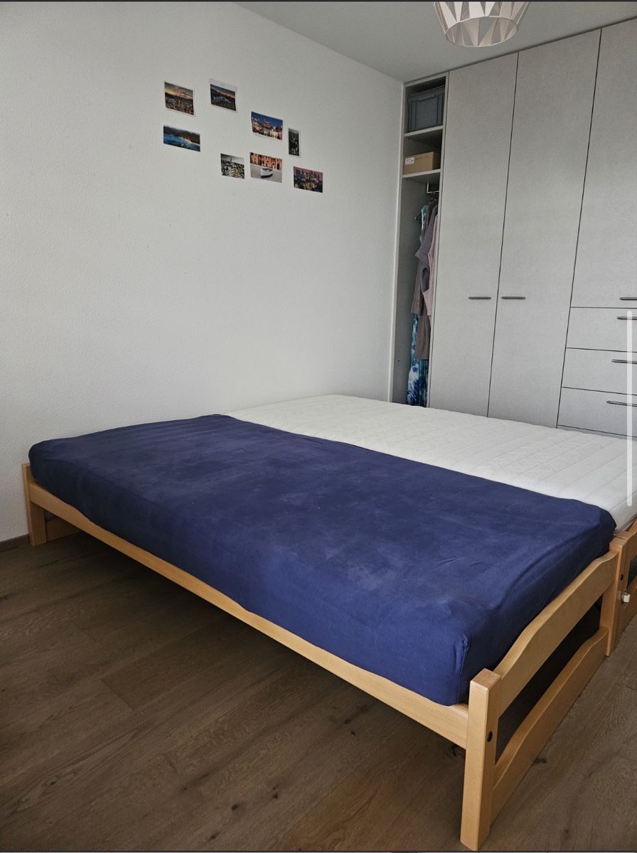 Letti: Ausziehbares Doppel-Bett und Matrazen – Usato da Sursee venduto da lin_t5d5 2
