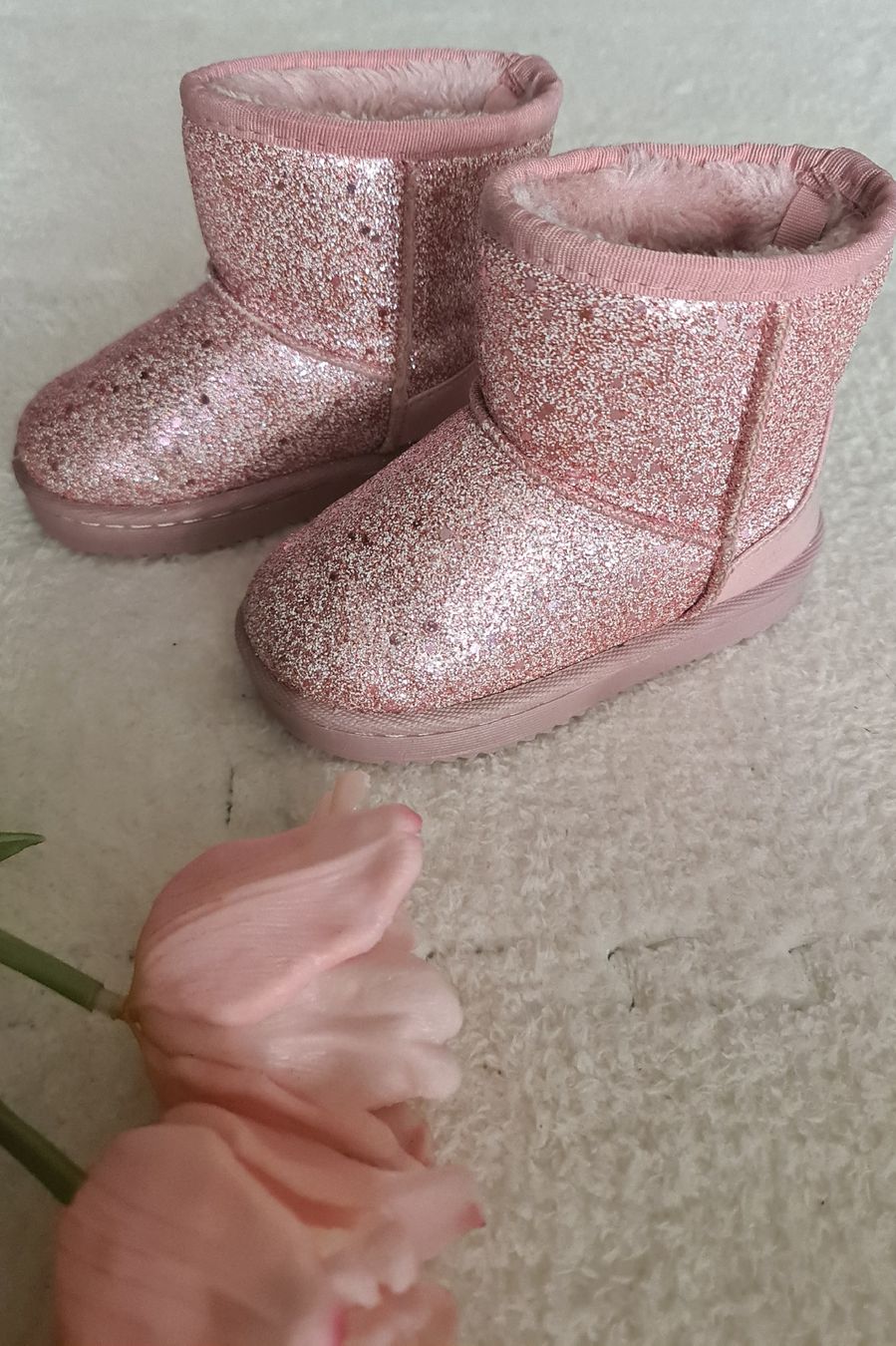 Scarpe per ragazze: Süsse Mädchen Winterstiefel Gr. 24 Rosa Glitzer – Usato da Zufikon venduto da Dadulka79 6