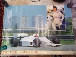 Marc Surer Poster Arrows Ford