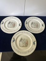 3 Wedgwood Peter Rabbit Teller ca 25 cm gebraucht