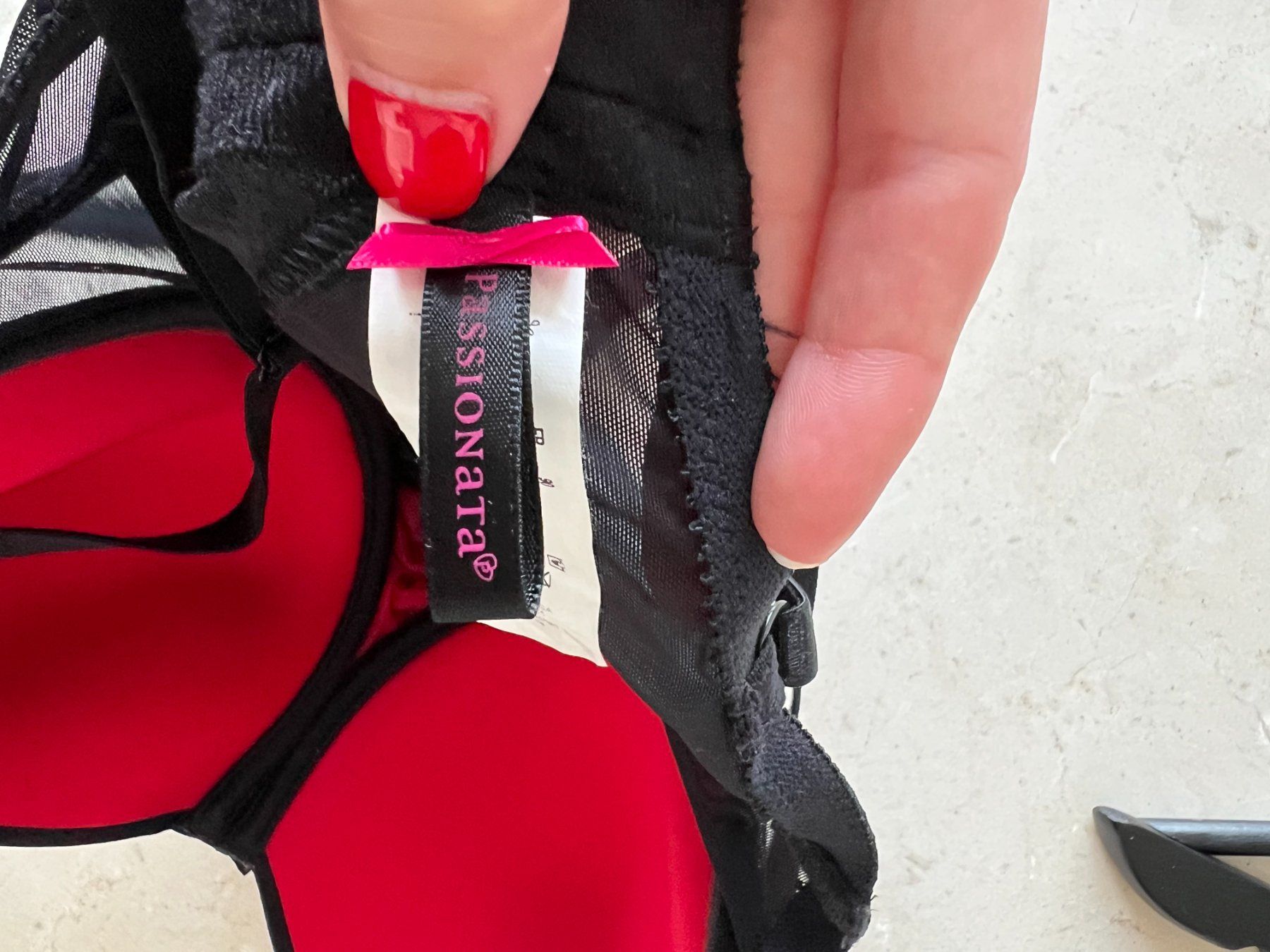 Passionata Altra biancheria intima: Passionata bustier corset noir & rouge taille 75D – Usato da Zürich venduto da mps_9cp7 1
