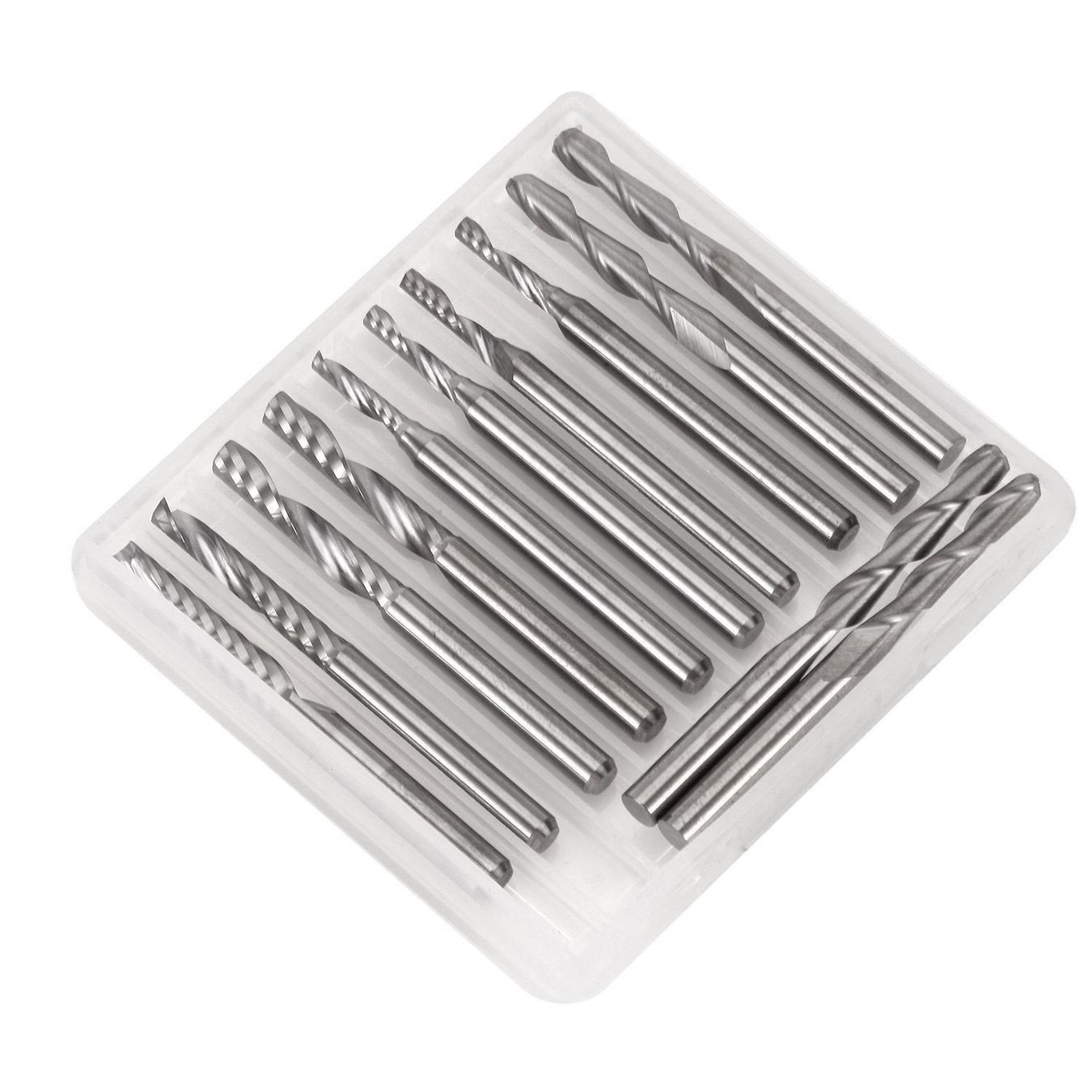 Alle Werkzeuge: 12pcs  Hartmetall Schaftfräser Set – Neu (gemäss Beschreibung) aus Thun von keller001