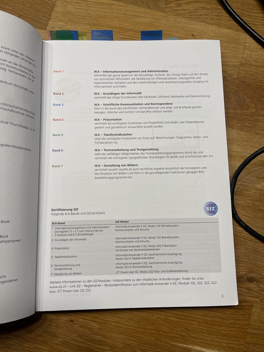 Libri: IKA 6 Textverarbeitung und Textgestaltung – Usato da Sempach venduto da Nimsaj5 3