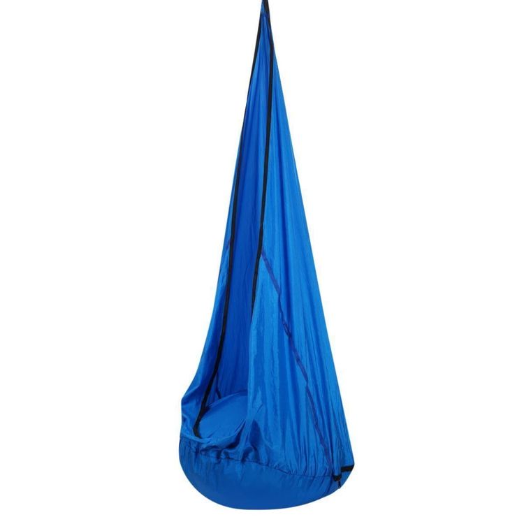 Hängehöhle Zeltschaukel Mit Luftkissen - Kuschelsitz Für Drinnen & Draußen