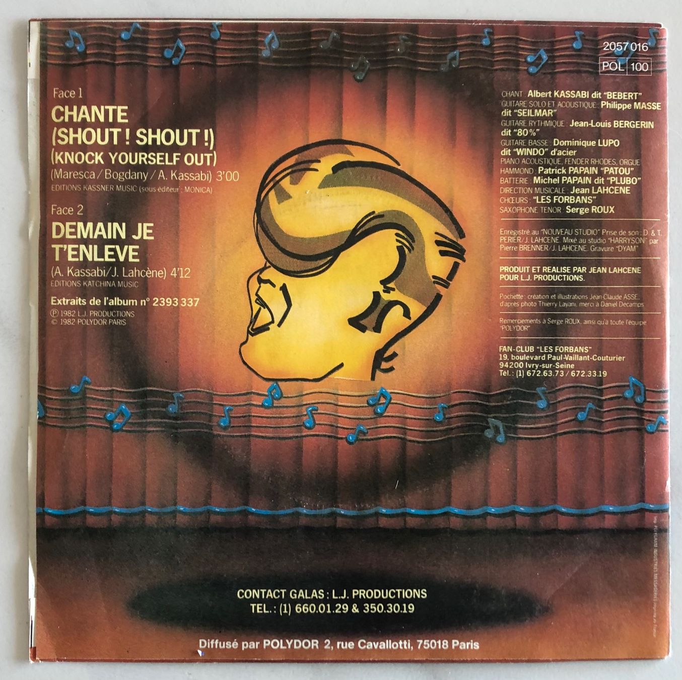 Vinyles: LES FORBANS - CHANTE – D'occasion à Poliez-Pittet par Newtown-Records 1