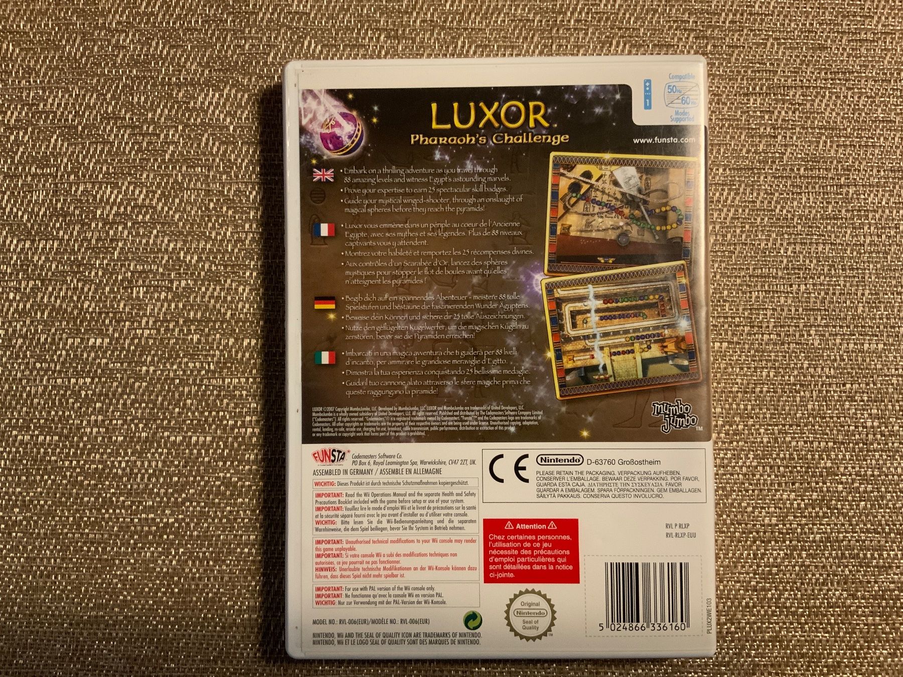 Nintendo Giochi: Nintendo Wii ** LUXOR Pharaohs Challenge ** – Nuovo (secondo la descrizione) da Gommiswald venduto da AndrewsTopShop 2