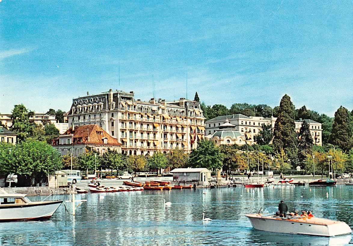 Cartoline postali: 5X SOUVENIR de LAUSANNE - OUCHY – Usato da Winterthur venduto da SchatzchischtliWinti 3