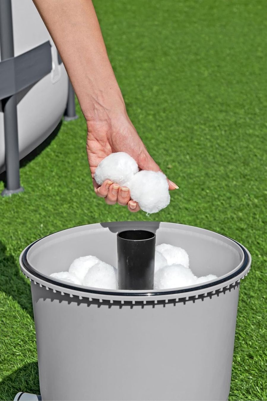 Bestway Accessori per Piscine: Bestway 58515 Sandfilterpumpe, 3.596 l, Grau – Nuovo e nell'imballaggio originale da Züberwangen venduto da Sparposten 5
