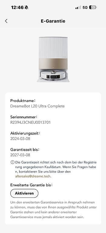 Staubsauger & Zubehör: DREAMEBOT L20 ULTRA COMPLETE – Gebraucht aus Liestal von syi_pl6k 2