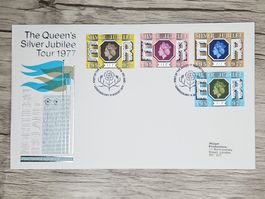 CL05 Enveloppe + Timbre England 1977