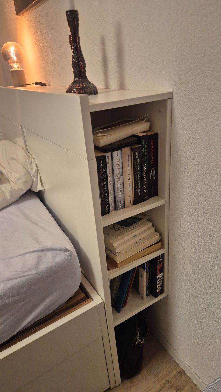 Ikea Letti: Bettgestell IKEA Malm weiss mit Schubladen – Usato da Oftringen venduto da ram_2vhx 1
