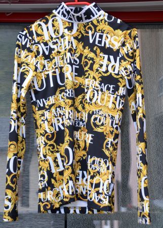 Versace Jeans Couture elastische bluse / blouse élastique .S