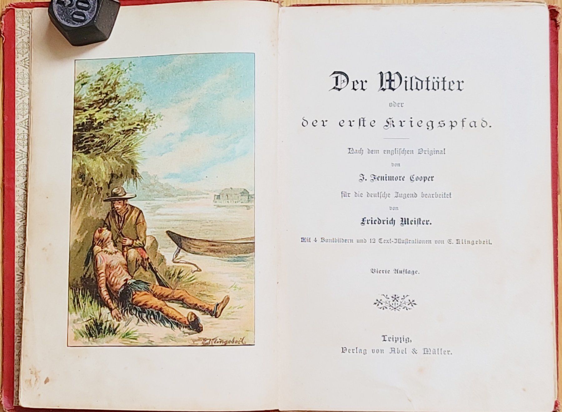 Libri: 4 antike Abenteuer Romane, Lederstrumpf etc – Usato da Muttenz venduto da Mithrur 4