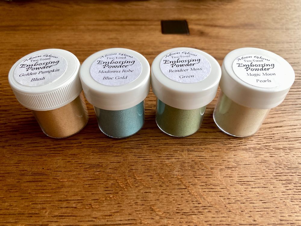 New 4 pieces Two Toned Embossing Powders 0.5 oz / 14 grams (Neu (gemäss ...