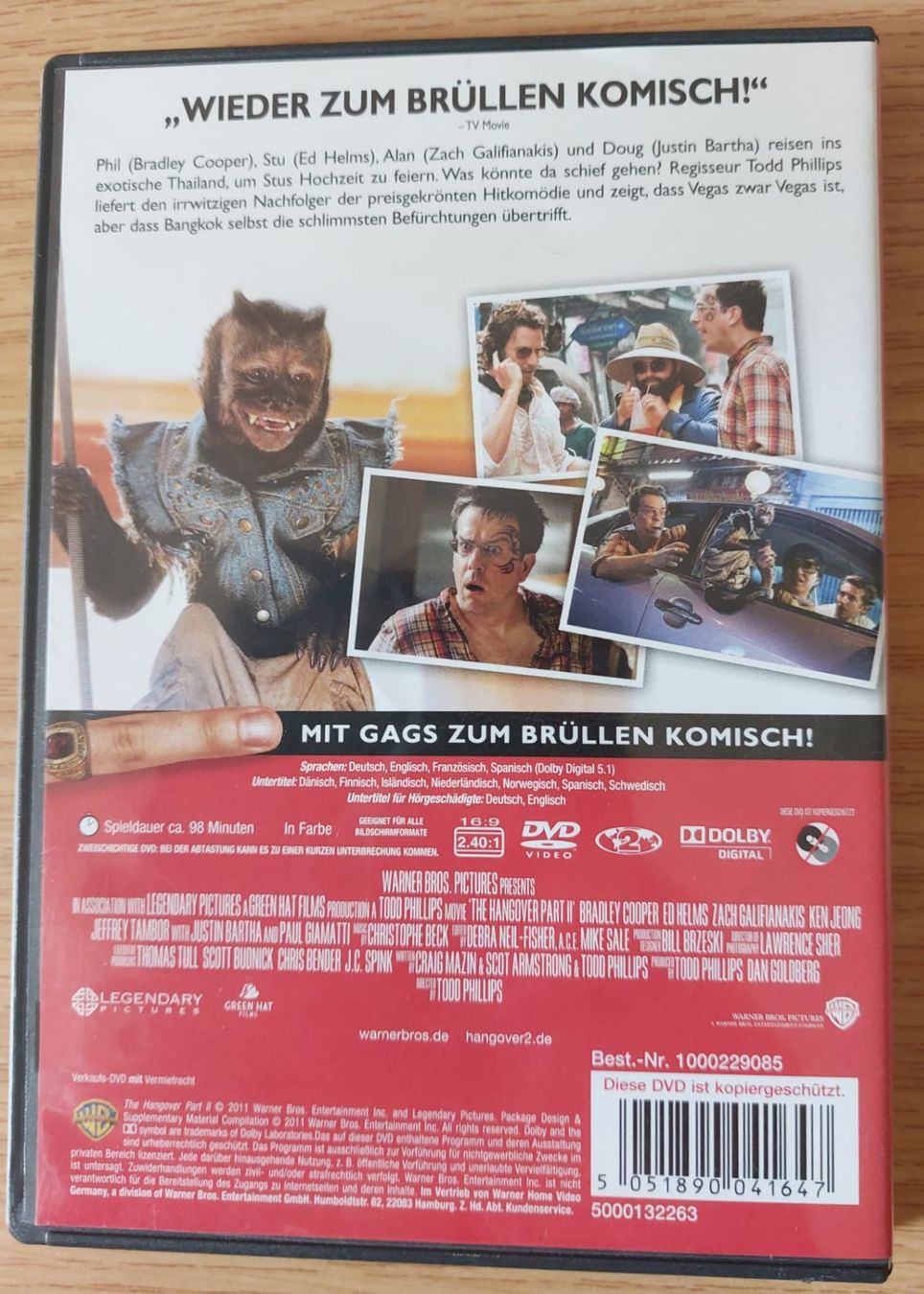 Tutti i DVDs: Hangover 2 DVD - ein Film wie ein Rausch – Usato da Urtenen-Schönbühl venduto da Kahru 1
