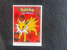 Pokemon Jolteon Blitza Dunkin Boomer 2000 neuwertig
