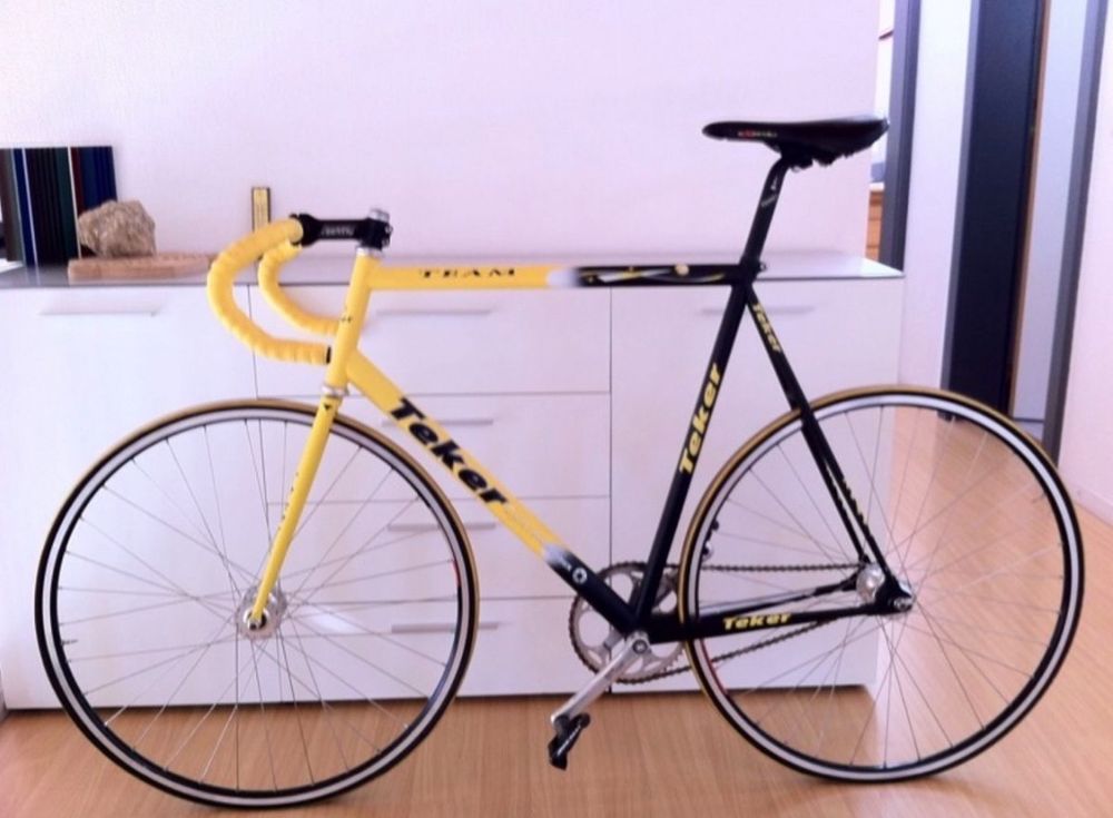 FUJI Feather Gris - Vélo de piste vintage - Fixie - Fixed gear