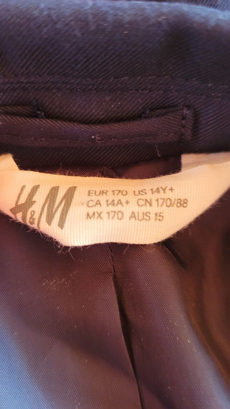 H&M Completi: Anzug Jungen dunkelblau Gr. 170 – Usato da Steffisburg venduto da Gismo49 3