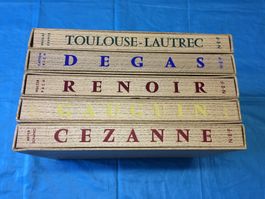 Lot de 5 livres d'art : Cézanne, Degas, Renoir... Beaux!