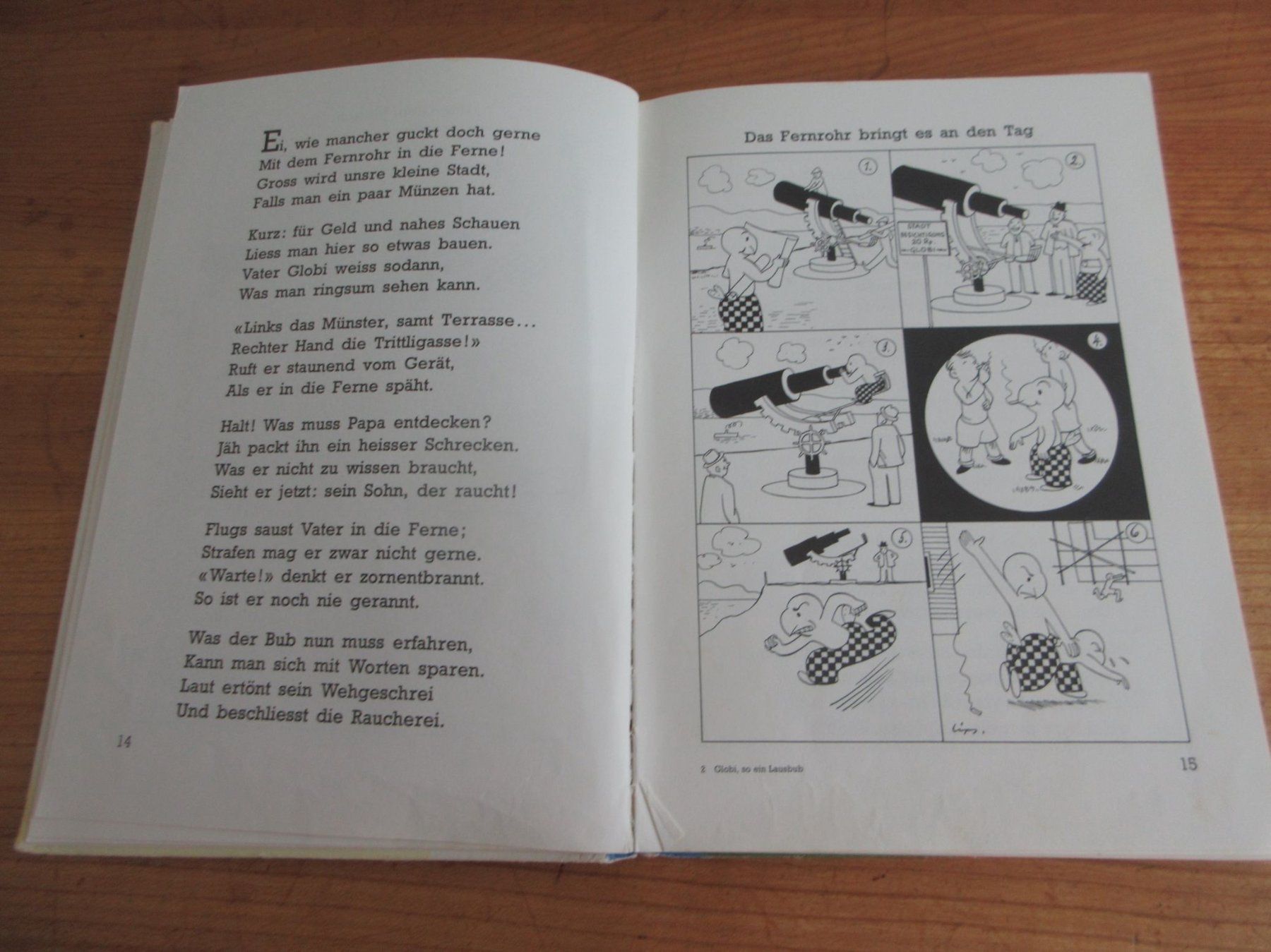 Libri: Globi, so ein Lausbub, 3. Auflage 1984, unbemalt – Usato da Binningen venduto da Oldfashion 2