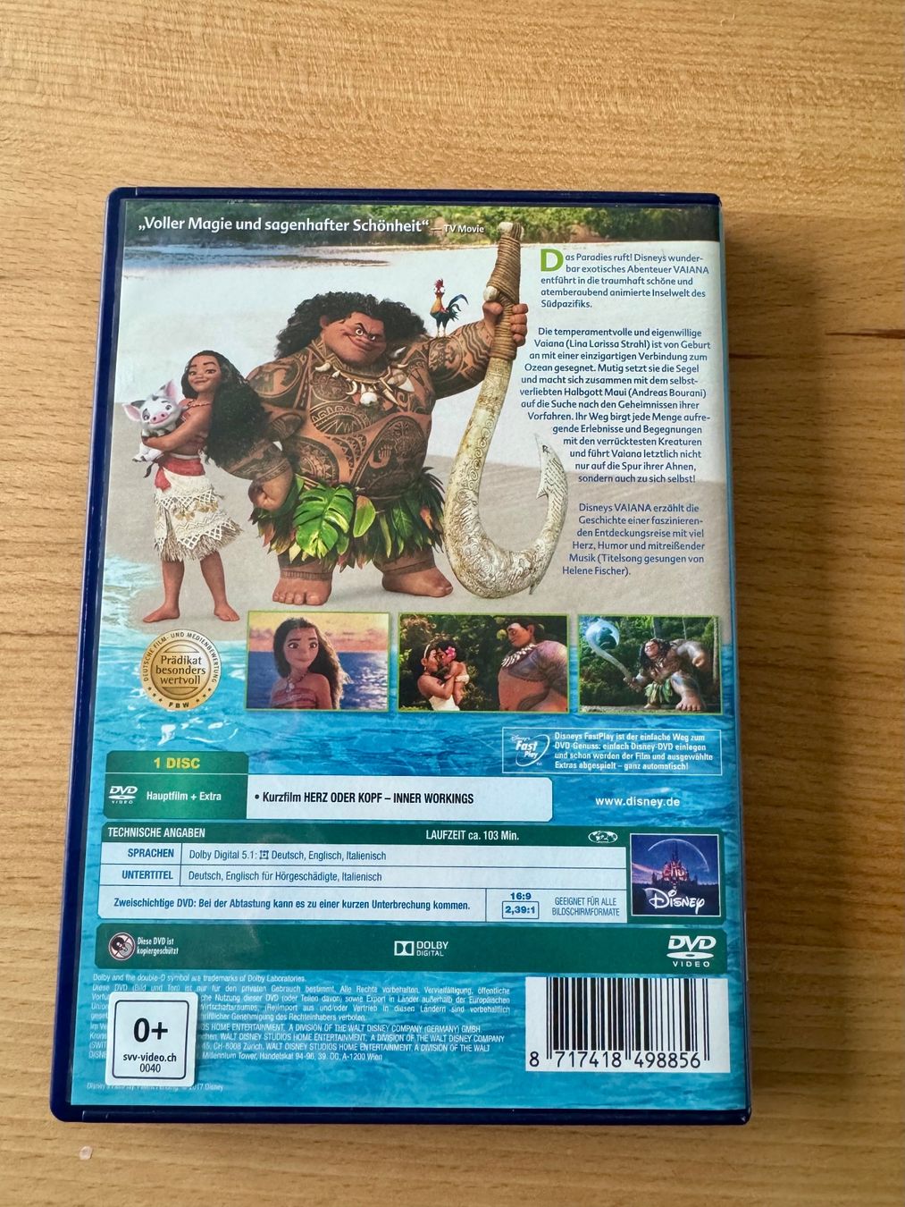 Tutti i DVDs: DVD - Vaiana – Usato da Gersau venduto da walin_6442 2