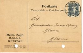 PK, Melch. Zopfi Kalkfabrik Netstal 1919