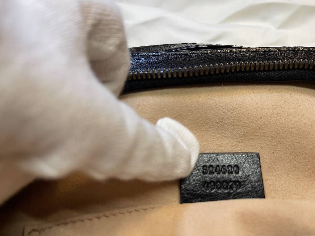 Gucci Taschen für Damen: Gucci Tasche diagonal schwarz Leder – Gebraucht aus Zürich von LihuaC 3