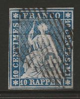 1856 : Strubel Nr. 23F, kräftige Farbe : KP 1300.--