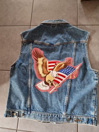 Damen Jeanschilet mit Westernmotiv gr.M wie Neu