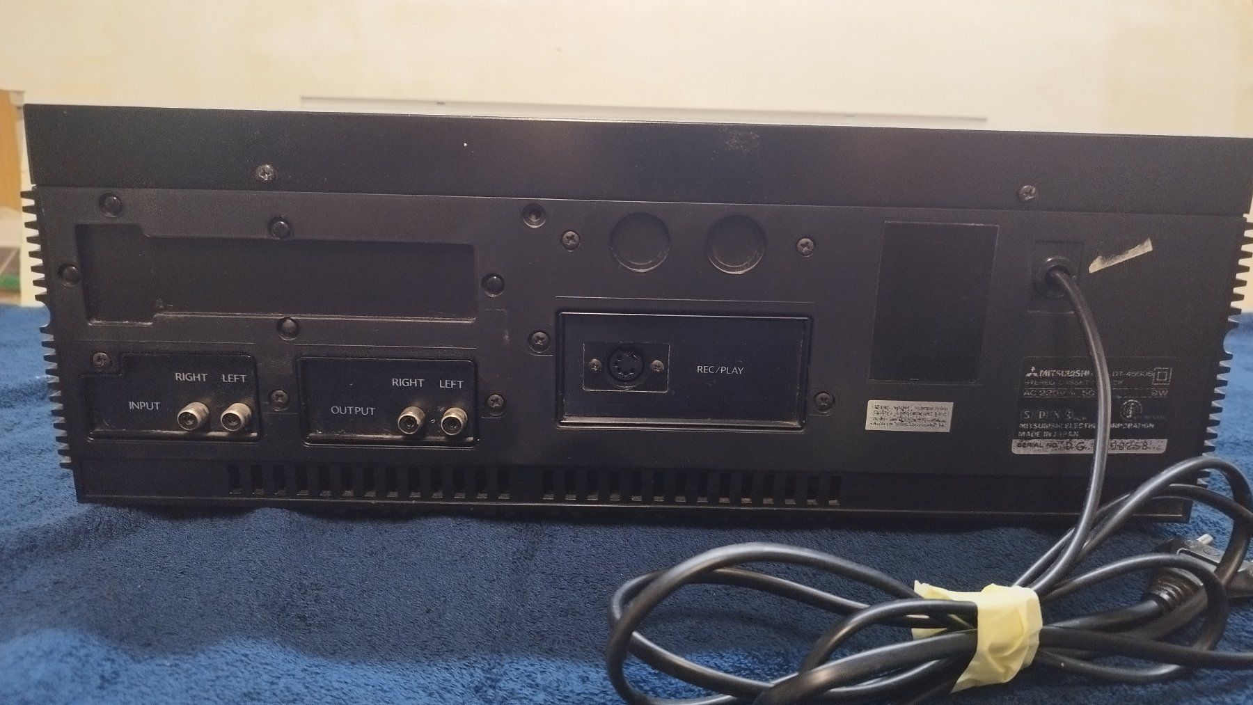 Mitsubishi Registratori: Tape Deck Mitsubishi DT 4550S – Usato da Zollikofen venduto da Reiterglueck 4