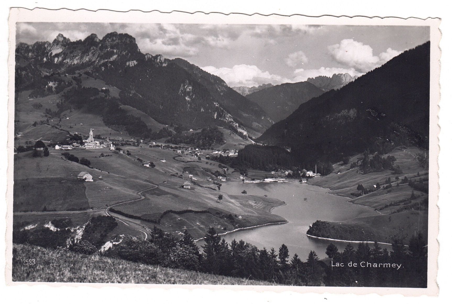 Ansichtskarten: Lac de Charmey – Gebraucht aus La Tour-de-Peilz von amjust