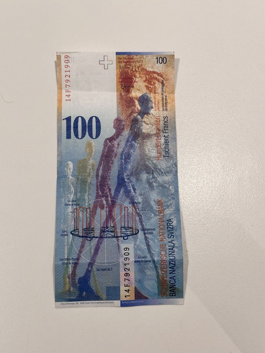 Banconote: 🔥CHF 100.00 Note🔥 – Usato da Dintikon venduto da candyman6 1