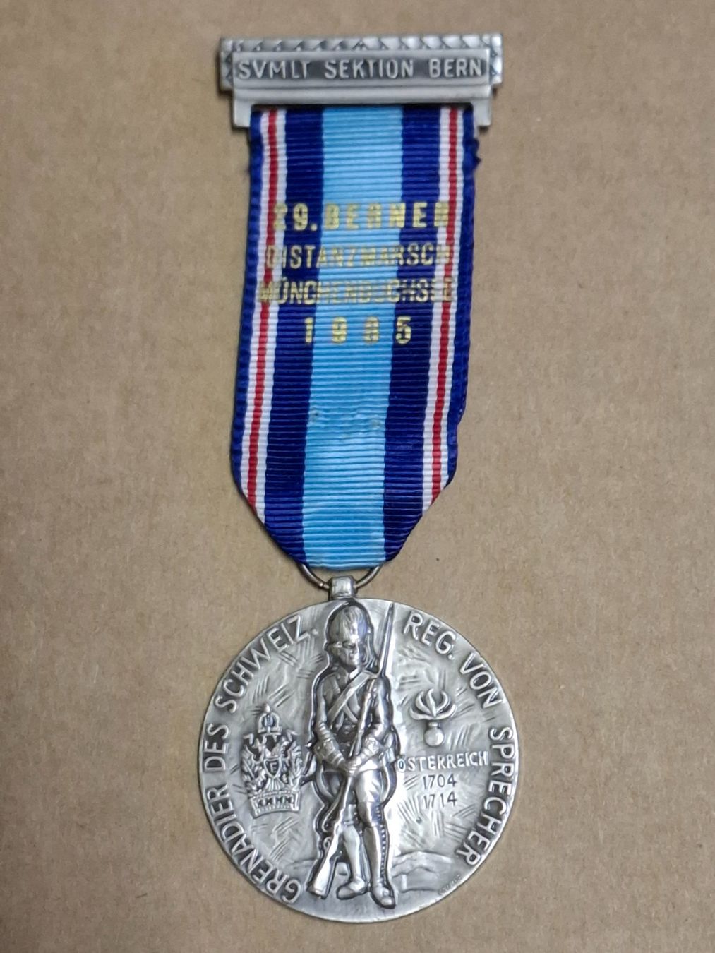 Medaglie: Schweiz Reg. Von Sprecher (B729) – Usato da Schwanden GL venduto da Suvorov 2
