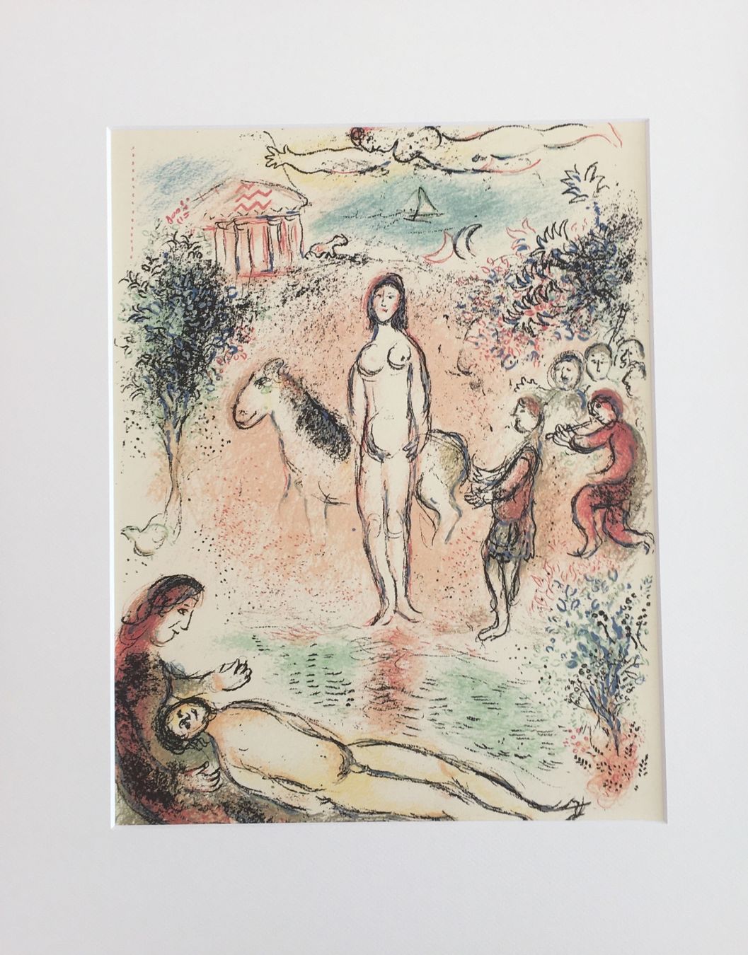 Grafica & Litografie: Marc Chagall "Homer Die Odyssee" 3 Lithographien – Usato da Nennigkofen venduto da waltraub 6
