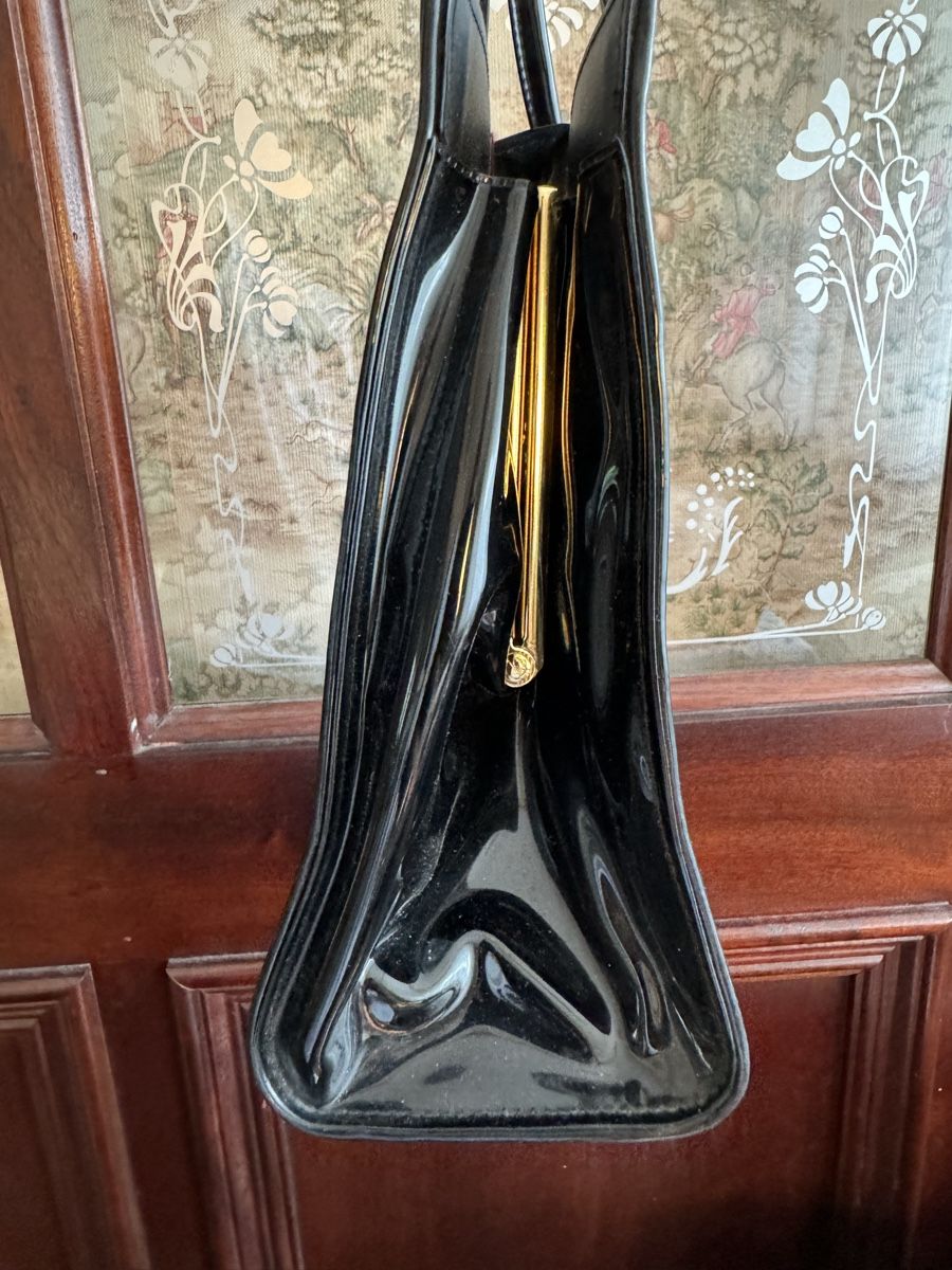 Borse da donna: Lackleder Vintage Tasche – Usato da Obfelden venduto da cesarina10 4