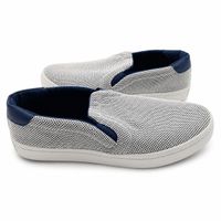 Adidas Slip-On Sneaker Herren Gr. 46 / Grau Weiss / wie neu