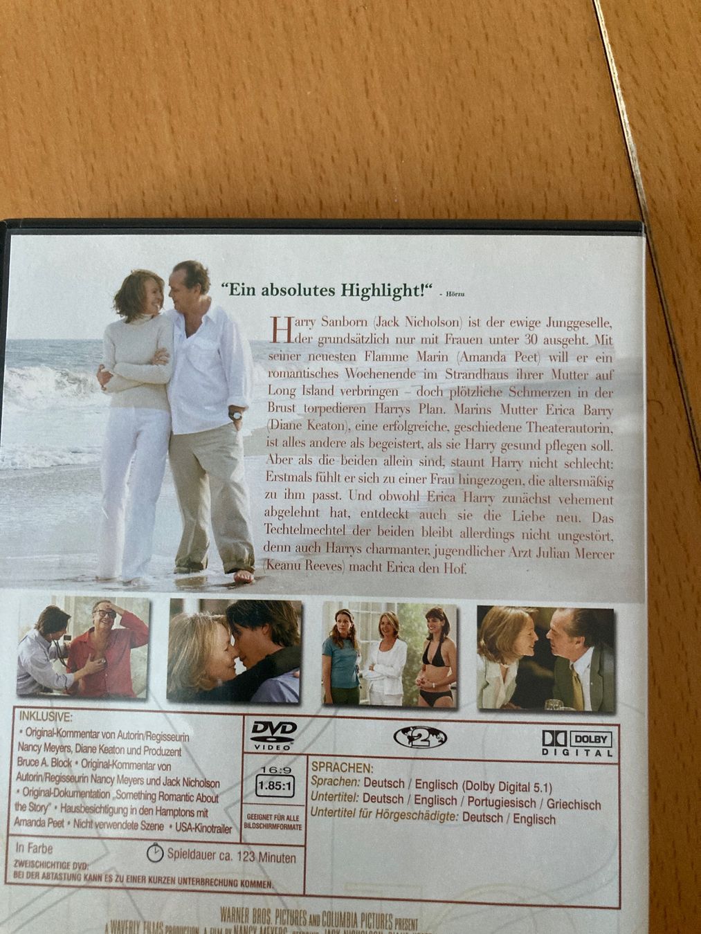 Tutti i DVDs: DVD: Was das Herz begehrt, mit Jack Nicholson – Usato da Gelterkinden venduto da froggy80 1