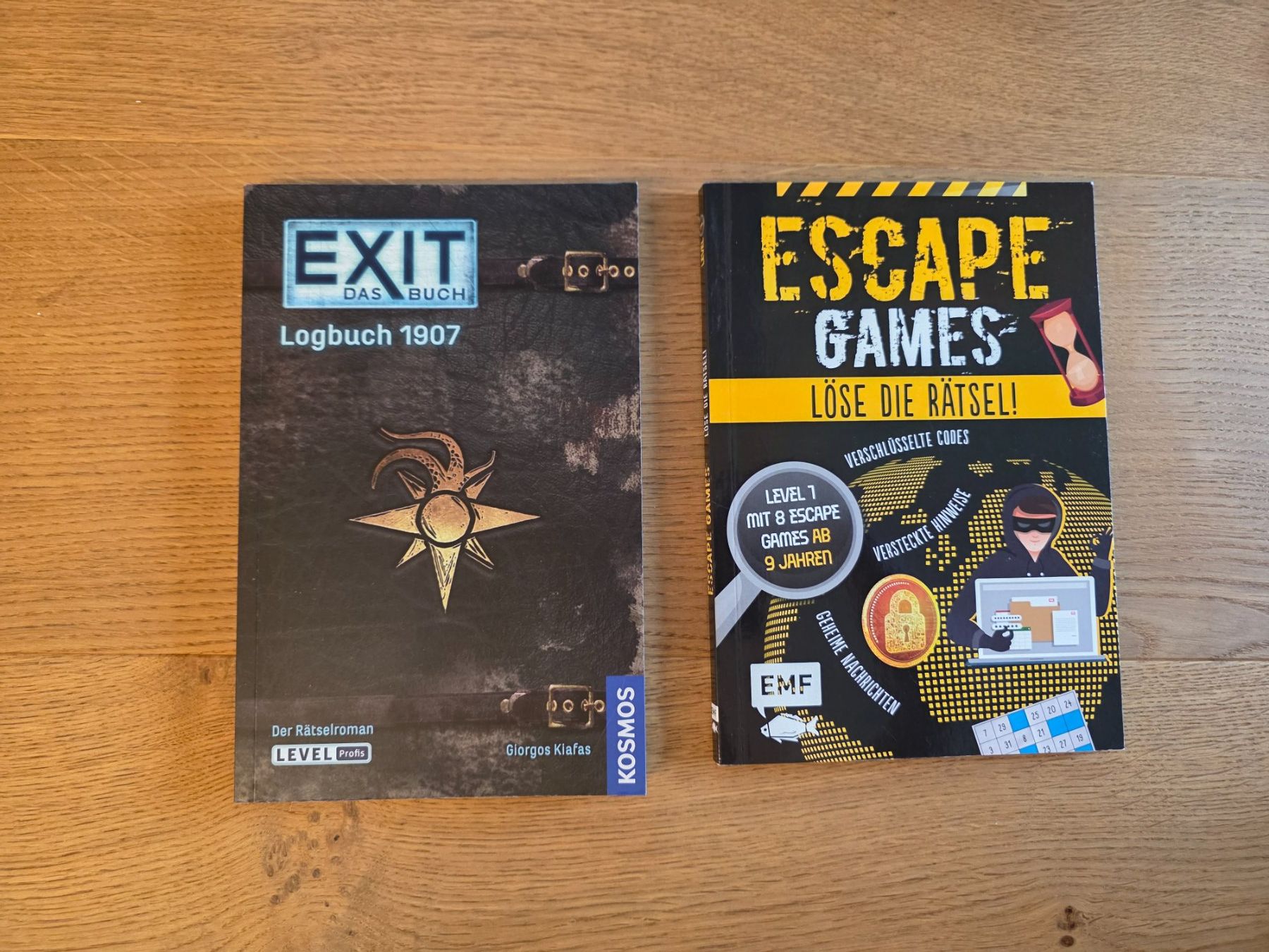 Bücher: 2x Bücher "Escape Games" & "Exit Logbuch 1907" – Neu (gemäss Beschreibung) aus Richterswil von adora88
